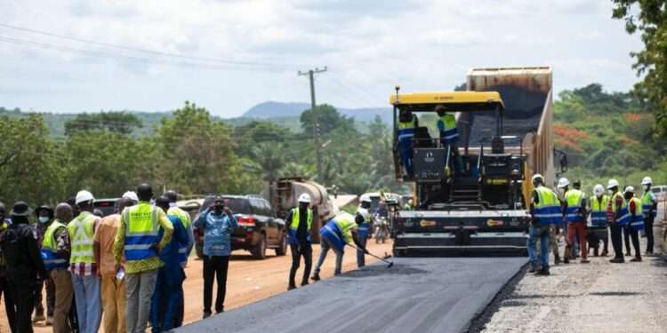 Some parts of the Construction of the Eastern Corridor Road Projects are progressing steadily.
