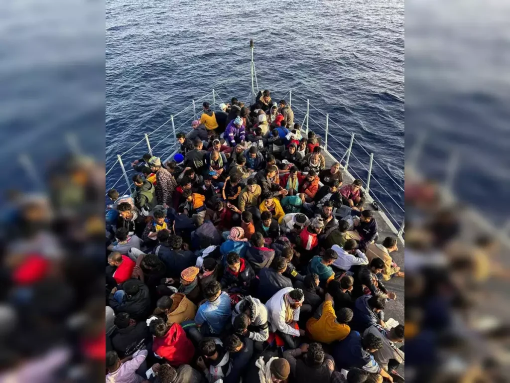 over 40000 migrants cross english channel in makeshift boats to reach uk