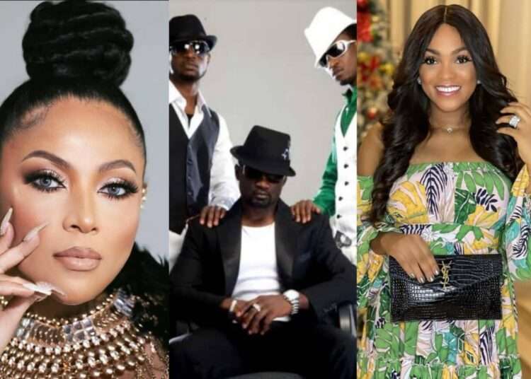 P-Square Family Feud Escalates as Wives Unfollow Each Other Online 1 Lola, the Okoye's, and Ifeoma