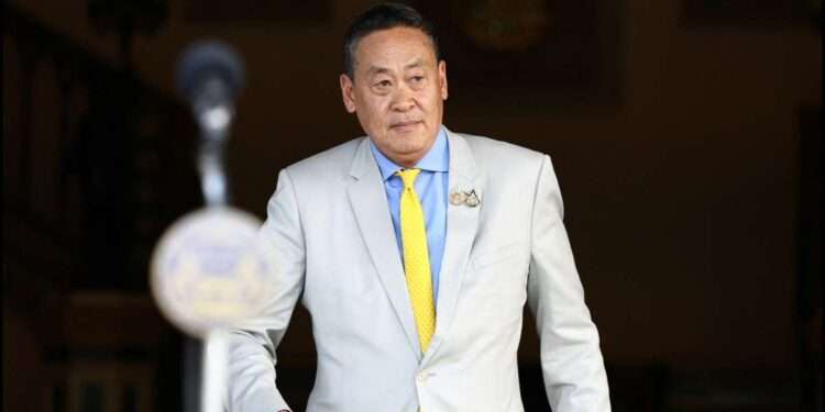 Prime Minister of Thailand, Srettha Thavisin.