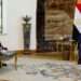 Egypt's President Abdel Fattah El-Sisi during his meeting with US Secretary of State Antony Blinken at the presidential palace in Cairo on Wednesday.