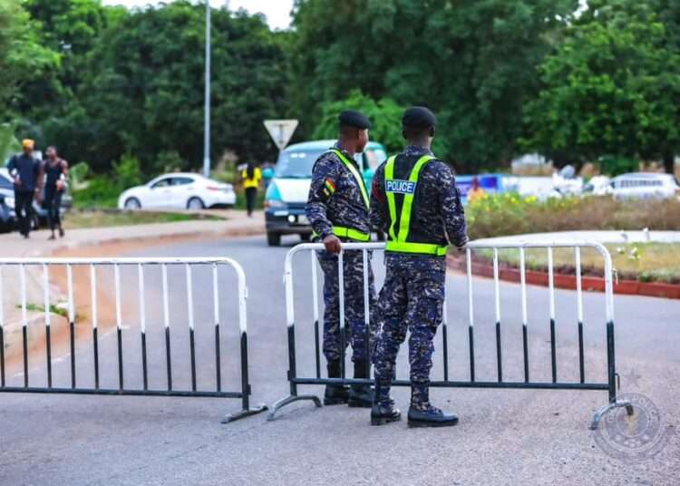Ghana Police Service Issues Traffic Diversion Alert in Accra 1 432788127 810099984481190 759172200148453482 n