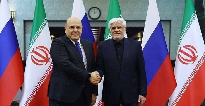 Russia Asserts Interest In Bolstering Ties With Iran 1 Russian Prime Minister, Mikhail Mishustin attended a meeting with Iranian Vice President Mohammad Reza Aref.
