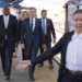 U.S. Secretary of State Antony Blinken and British Foreign Secretary David Lammy arrive at the train station in Kyiv, Ukraine, Wednesday, Sept. 11, 2024.