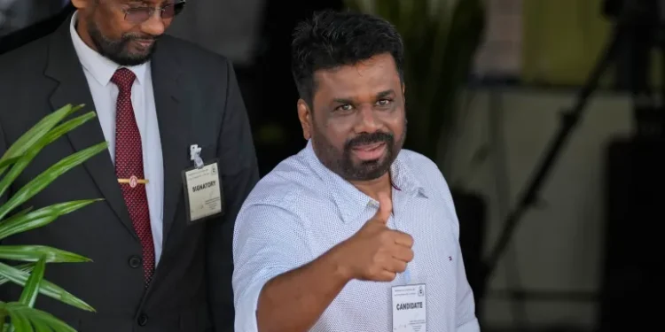 Anura Kumara Dissanayake, Sri Lanka's President-elect.