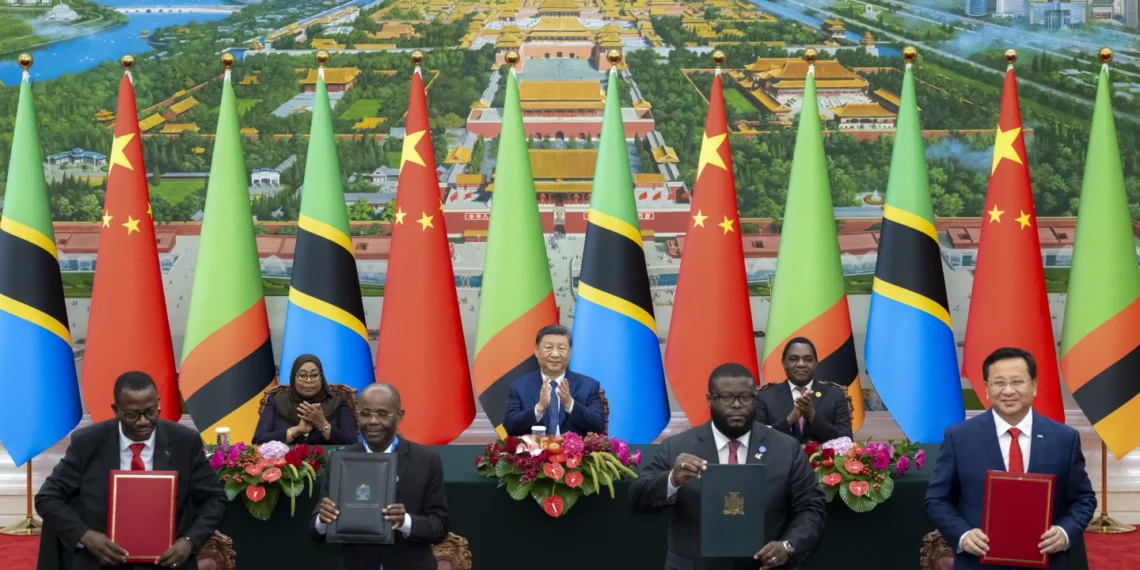 Some African and Chinese official at the China-Africa Summit