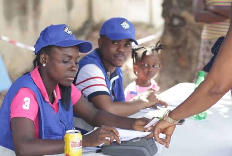 EC Officials facilitating electoral process