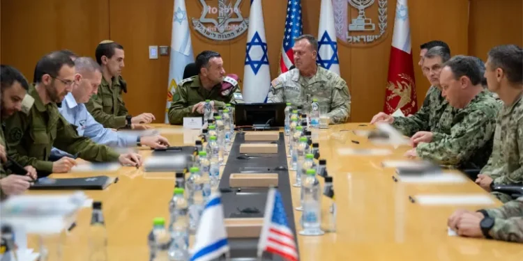 US CENTCOM chief Michael Kurilla meets with Israeli military chief Herzi Halevi in Israel on Monday, September 9, 2024.