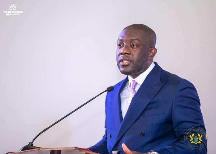 W/H Minister Addresses Press on Ghana’s Housing Sector 1 Hon. Kojo Oppong Nkrumah Ghana's Minister of Works and Housing