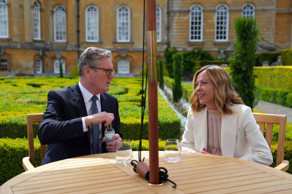 UK Threatens Visa Crackdown Over Asylum Refusals 2 Keir Starmer and Giorgia Meloni