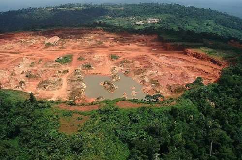 illegal mining fight obstructed