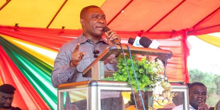 Hon. George Mireku Duker, the Member of Parliament for Tarkwa-Nsuaem, and  Deputy Minister for Lands and Natural Resources, responsible for Mines.