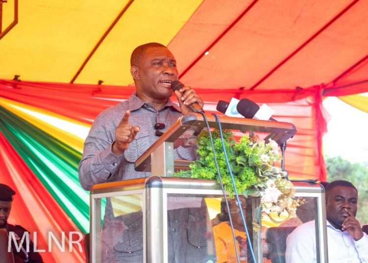 Hon. George Mireku Duker, the Member of Parliament for Tarkwa-Nsuaem, and  Deputy Minister for Lands and Natural Resources, responsible for Mines.