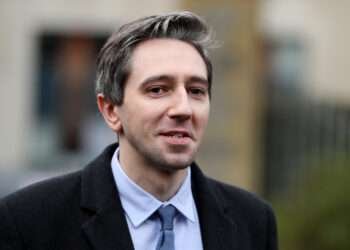 Taoiseach (Irish Prime Minister), Simon Harris.