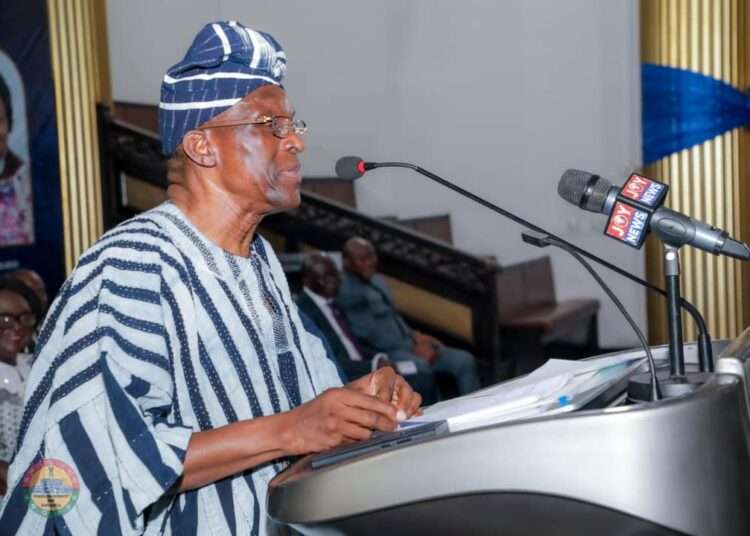 Bagbin Calls for Constitutional Reforms and Urgent Action to Preserve Ghana's Democracy 1 Rt. Hon. Alban Sumana Kingsford Bagbin, Speaker of Ghana's Parliament speaking at the University of Ghana 75th Public Lecturer