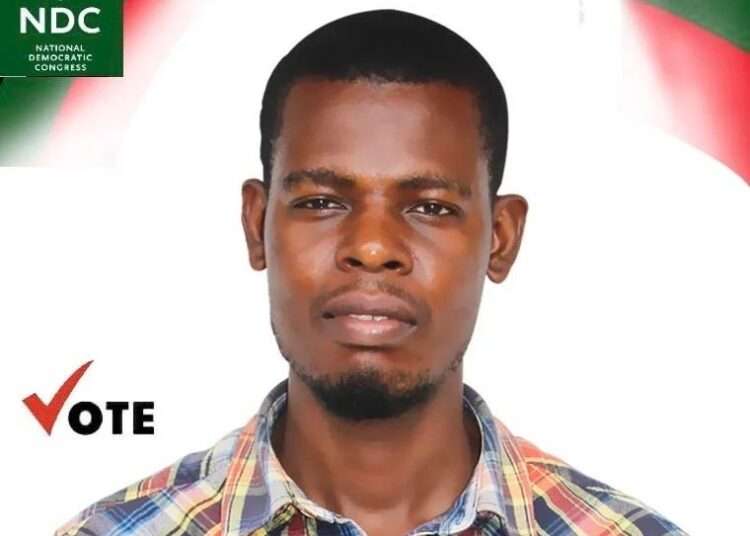 Mr. Joel Samuel Ndede the Deputy Communications Officer for the Jomoro Constituency