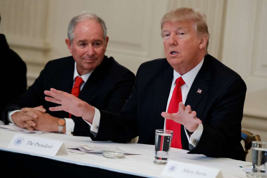 Schwarzman and Trump