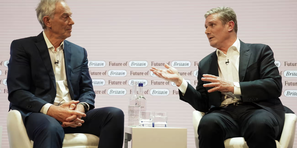 Tony Blair and Keir Starmer