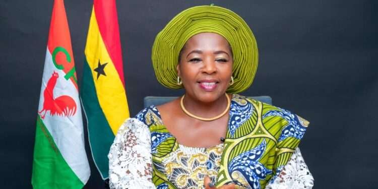Nana Akosua Kumahkumah Flag bearer of the Convention People's Party (CPP)