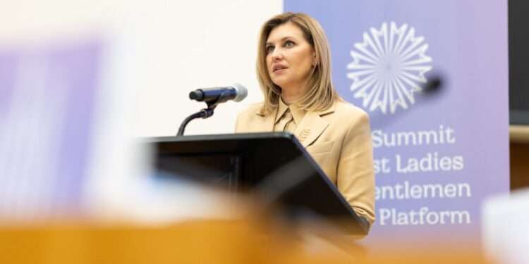 Zelenska Expresses Desire To Ensure Return Of Ukrainian Children 1 First Lady of Ukraine, Olena Zelenska.
