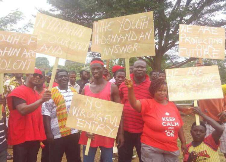 Atwima Mponua Community Demands Ratification of Ashanti Bauxite Mining Lease 1 The Youth of Nyinahin Demo
