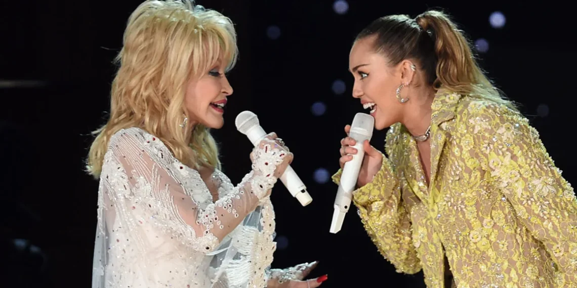 Dolly Parton and Miley Cyrus