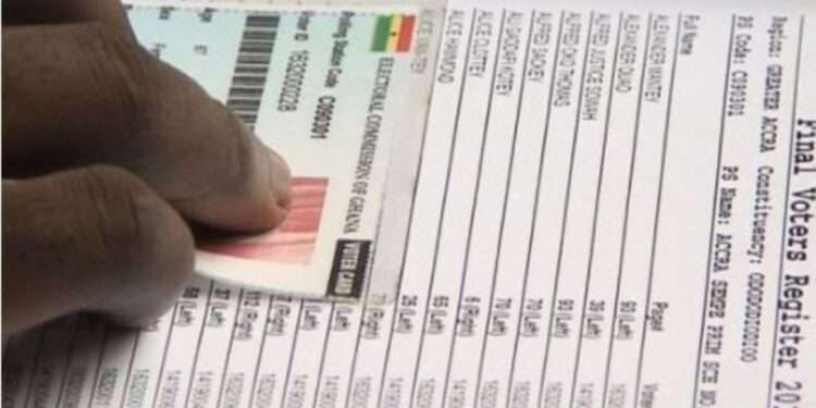 Political Activist Criticizes the Electoral Register and Calls for Reforms 1 Ghana Voter Register