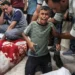Gaza Transformed Into World’s Largest Concentration Camp 12 Child cries as bodies of Palestinians are brought to al-Awda Hospital after an Israeli attack.
