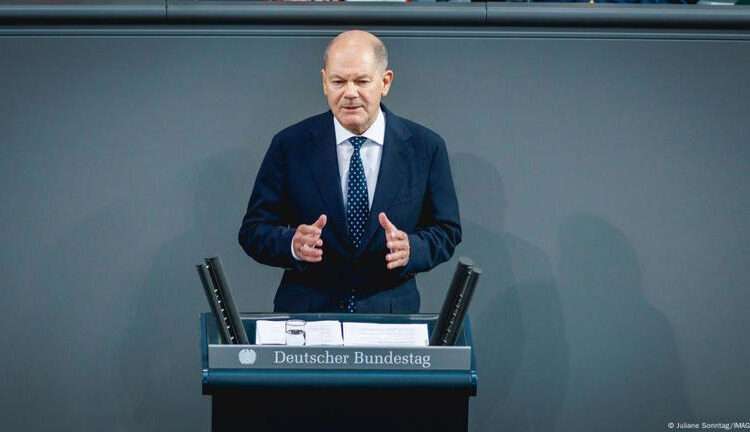 Scholz Defends Right To Asylum 1 German Chancellor, Olaf Scholz.