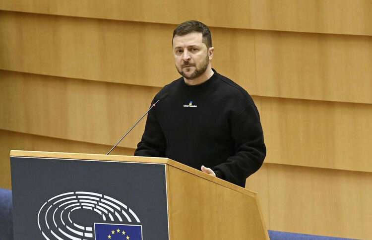 Zelenskyy Pitches Victory Plan To EU Leaders 1 President of Ukraine, Volodymyr Zelenskyy.