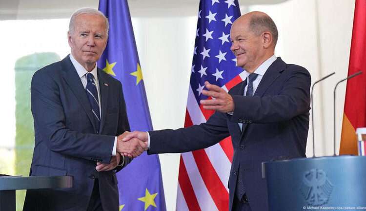 Biden And Scholz Reiterate Support For Ukraine 1 U.S President, Joe Biden (left) and German Chancellor, Olaf Scholz(right).