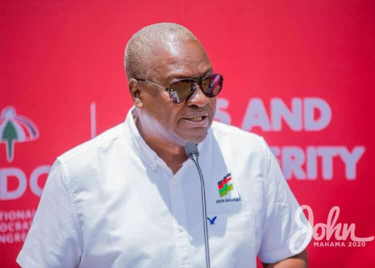 John Mahama Criticizes NPP's DRIP Project and Promises Road Upgrade 1 John Dramani Mahama Flagbearer of the National Democratic Congress (NDC)
