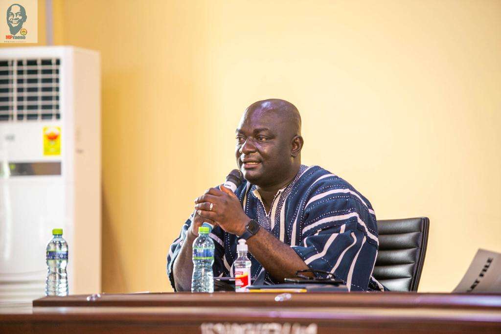 Hon. Davis Ansah Opoku, Member of Parliament (MP) for Mpraeso