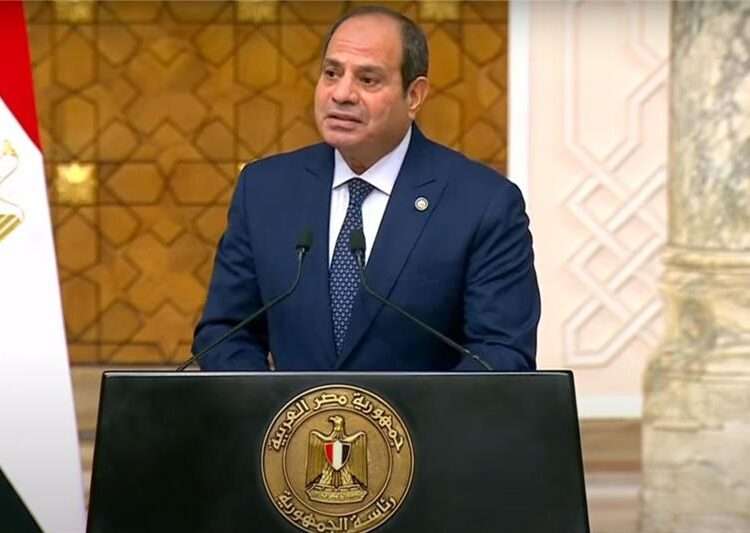 El-Sisi Stresses Need For Ceasefire