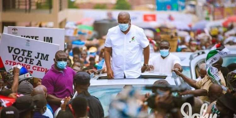 Mahama Takes #Mahama4Change2024 Campaign to Oti Region 1 Former President John Dramani Mahama, NDC 2024 Presidential Candidate