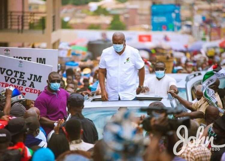 Mahama Takes #Mahama4Change2024 Campaign to Oti Region 1 Former President John Dramani Mahama, NDC 2024 Presidential Candidate
