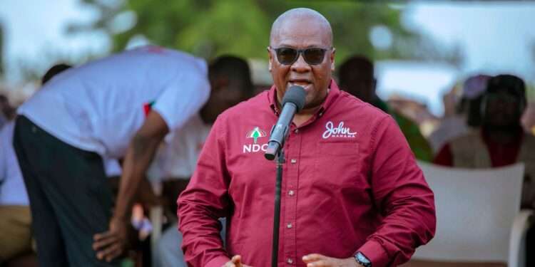 Former President John Dramani Mahama, NDC Flagbearer