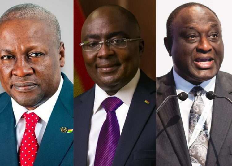 Ghana's Politics Driven by Personality, Not Policy, IMANI Study Shows 1 Mahama Bawumia Alan