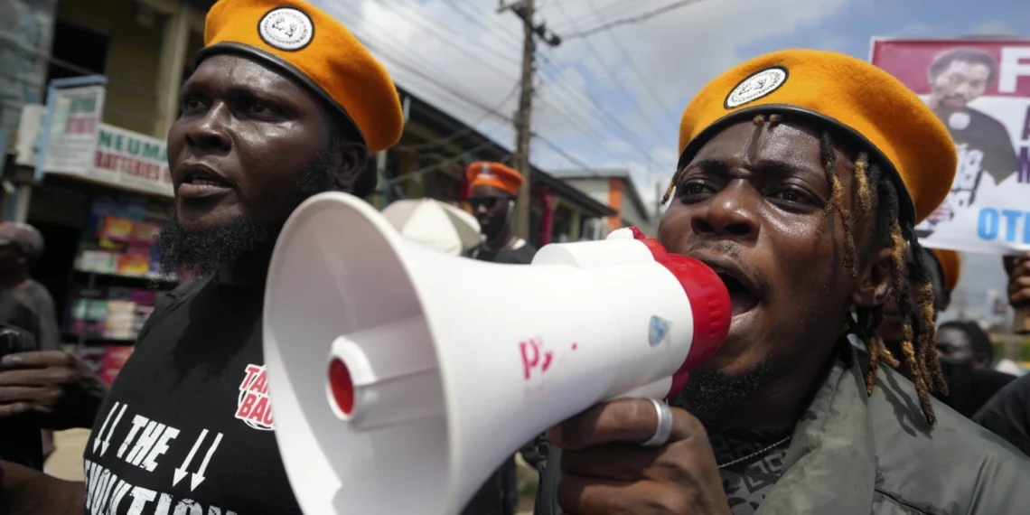 Protests Erupt in Nigeria Amid Economic Hardships 1 People protest against economic hardship in Nigeria