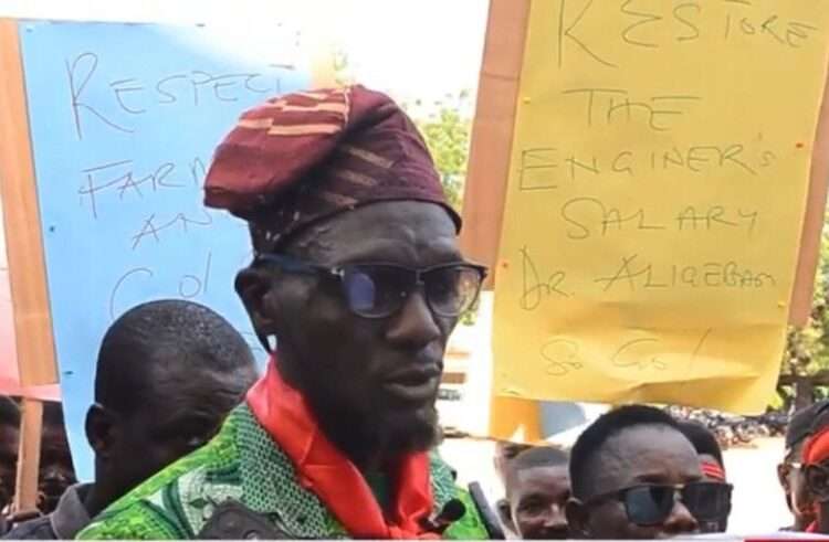 GAWU of TUC at ICOUR protest for Removal of ICOUR Boss 1 ICOUR Workers Protest - Submission of Petition to the Kassena Nankana Municipal Assembly