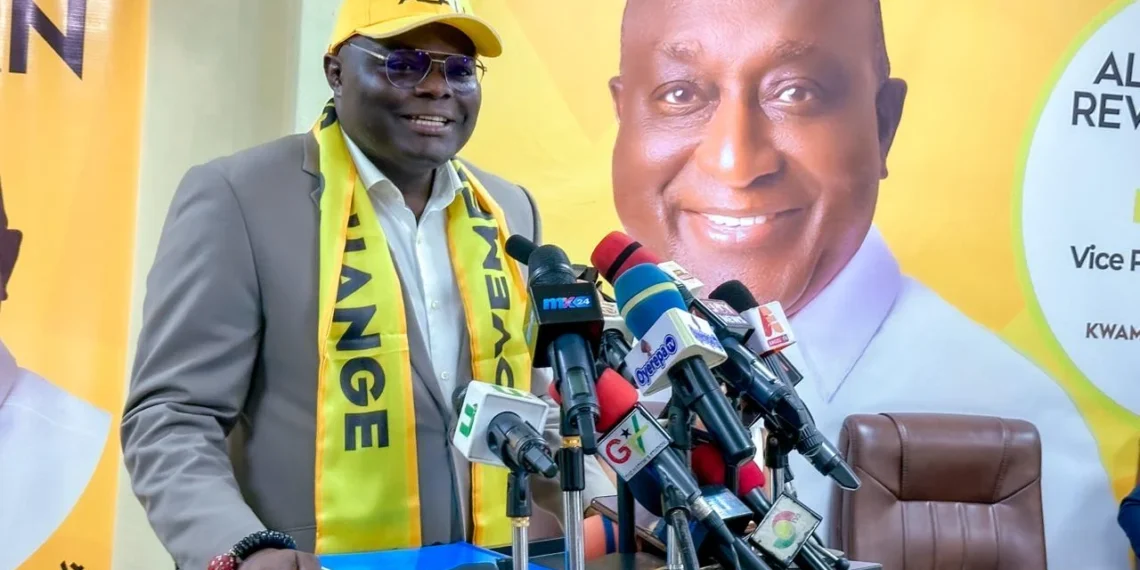 Mr. Kwame Owusu Danso (KOD), Vice-Presidential candidate of the Movement for Change