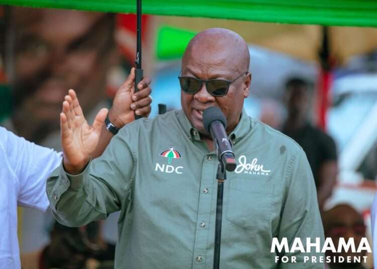 Mahama Fires Back at Akufo-Addo Over Free SHS Remarks 1 John Dramani Mahama, flagbearer of the National Democratic Congress (NDC)