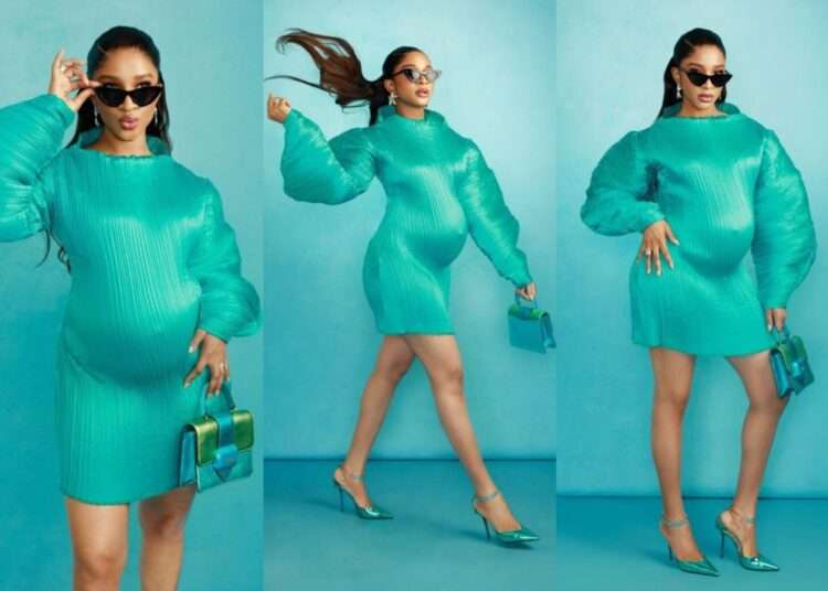 Actress Adesua Etomi Shares Beautiful Baby Bump Photos 1 Adesua Etomi