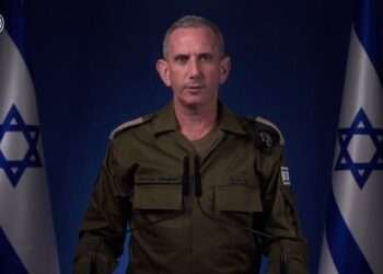IDF Spokesperson, Rear Admiral Daniel Hagari.