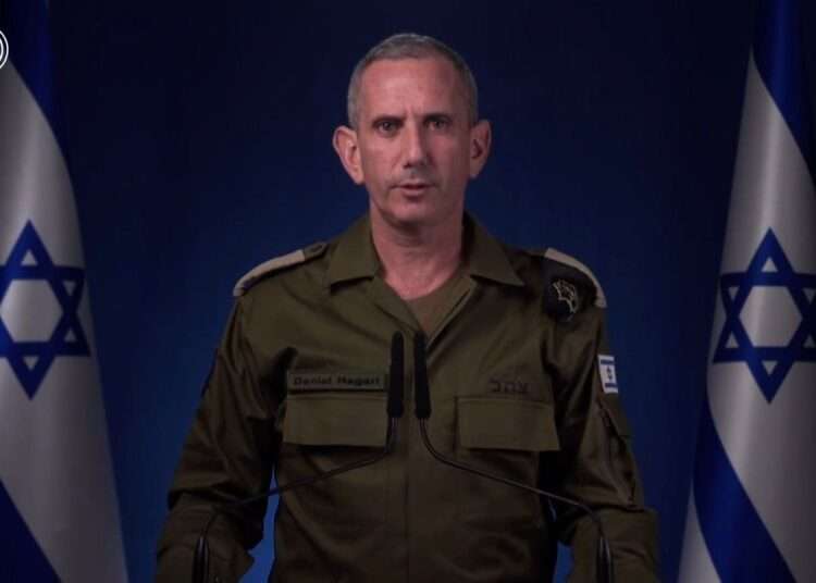 Israel Launches Retaliatory Strikes Against Iran 1 IDF Spokesperson, Rear Admiral Daniel Hagari.