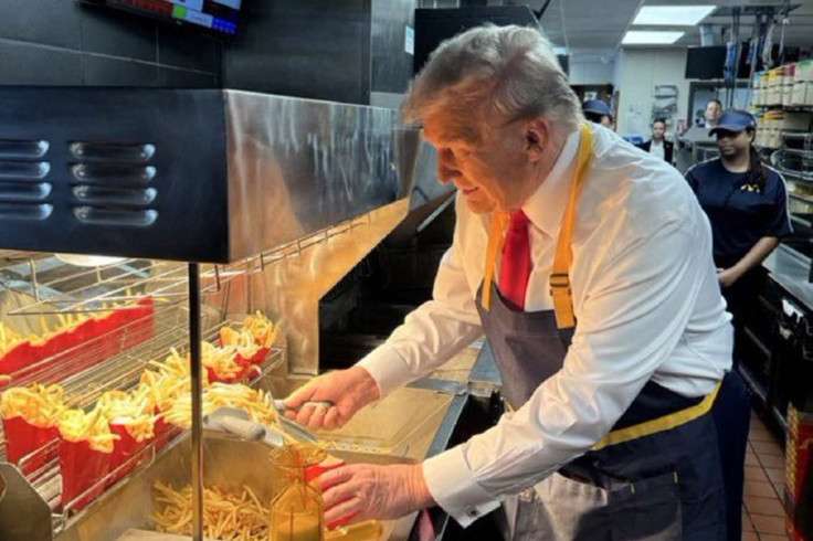 donald trump working mcdonalds