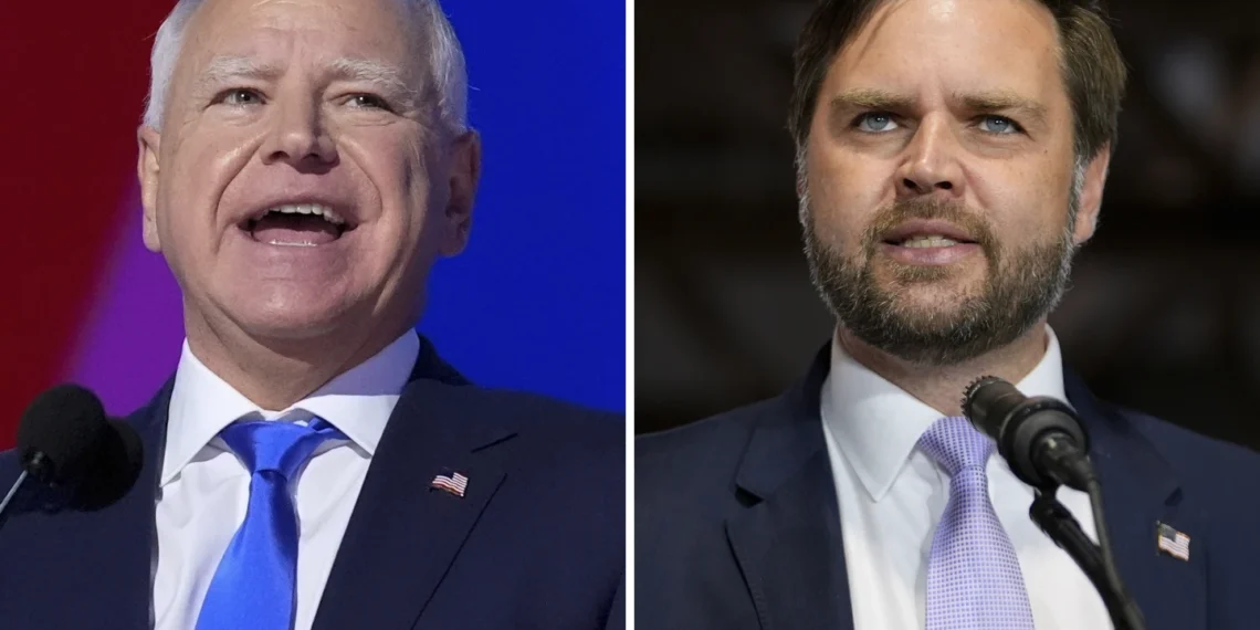 Combination of Tim Walz and JD Vance.