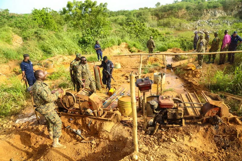 galamsey central region