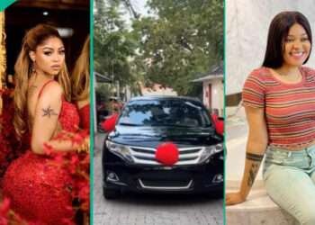 Regina Daniels and her friend, Cassie