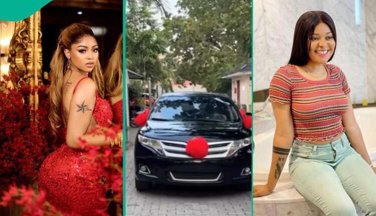 Regina Daniels and her friend, Cassie